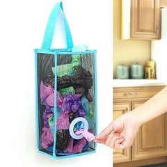 Plastic Shopping Bag Storage Basket | Kitchen Accessories Reusable Grocery Potatoes | Garbage Bag Holder | Multi-Purpose Wall Organizer