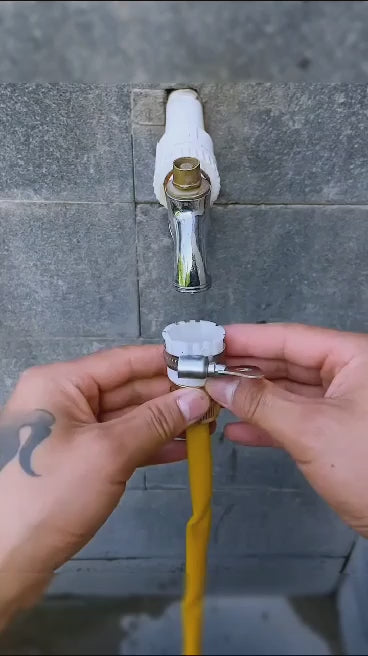 High-Pressure Plastic Hose Nozzle Spray Gun – Heavy Duty Water Stop Switch Jet Nozzle